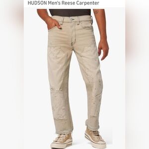 Hudson Jeans Men's Relaxed Straight Carpenter Jeans - Tan